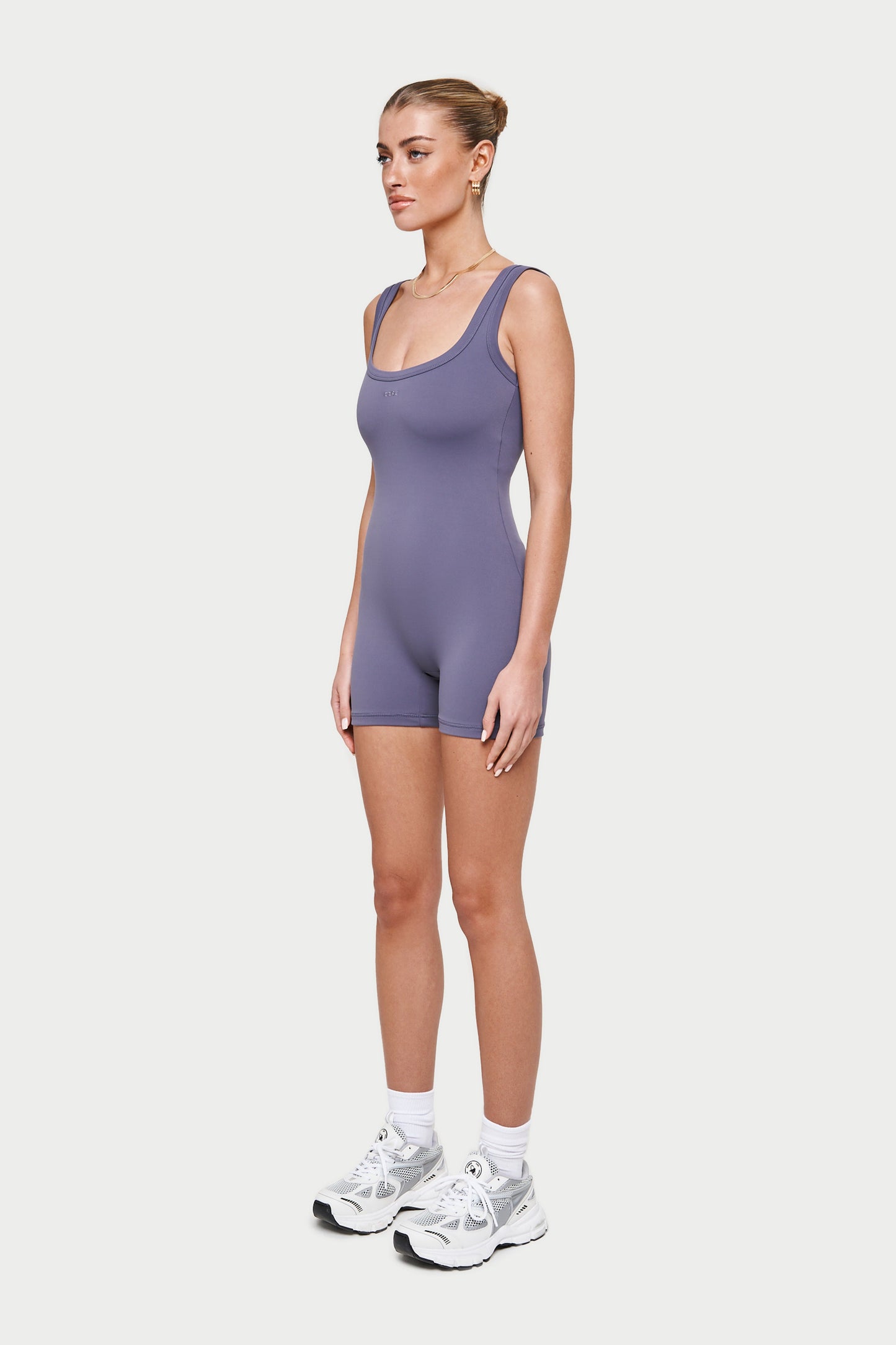 SCULPTING STRETCH UNITARD - CHARCOAL
