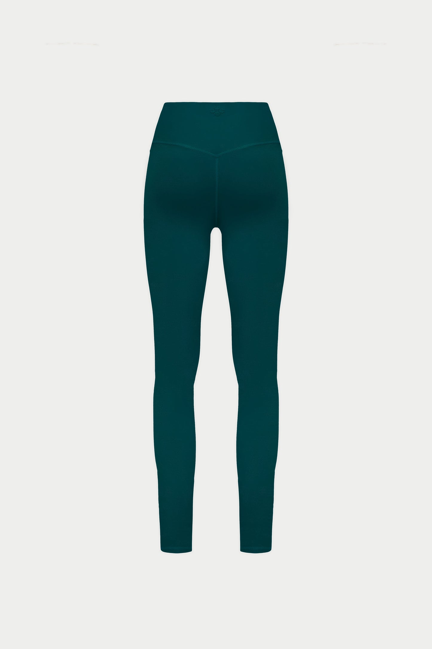 SCULPTING STRETCH EMBLEM LEGGINGS - FOREST GREEN