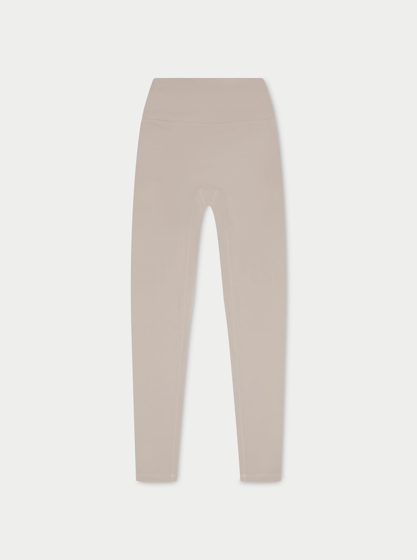SCULPTING STRETCH EMBLEM LEGGINGS - BEIGE