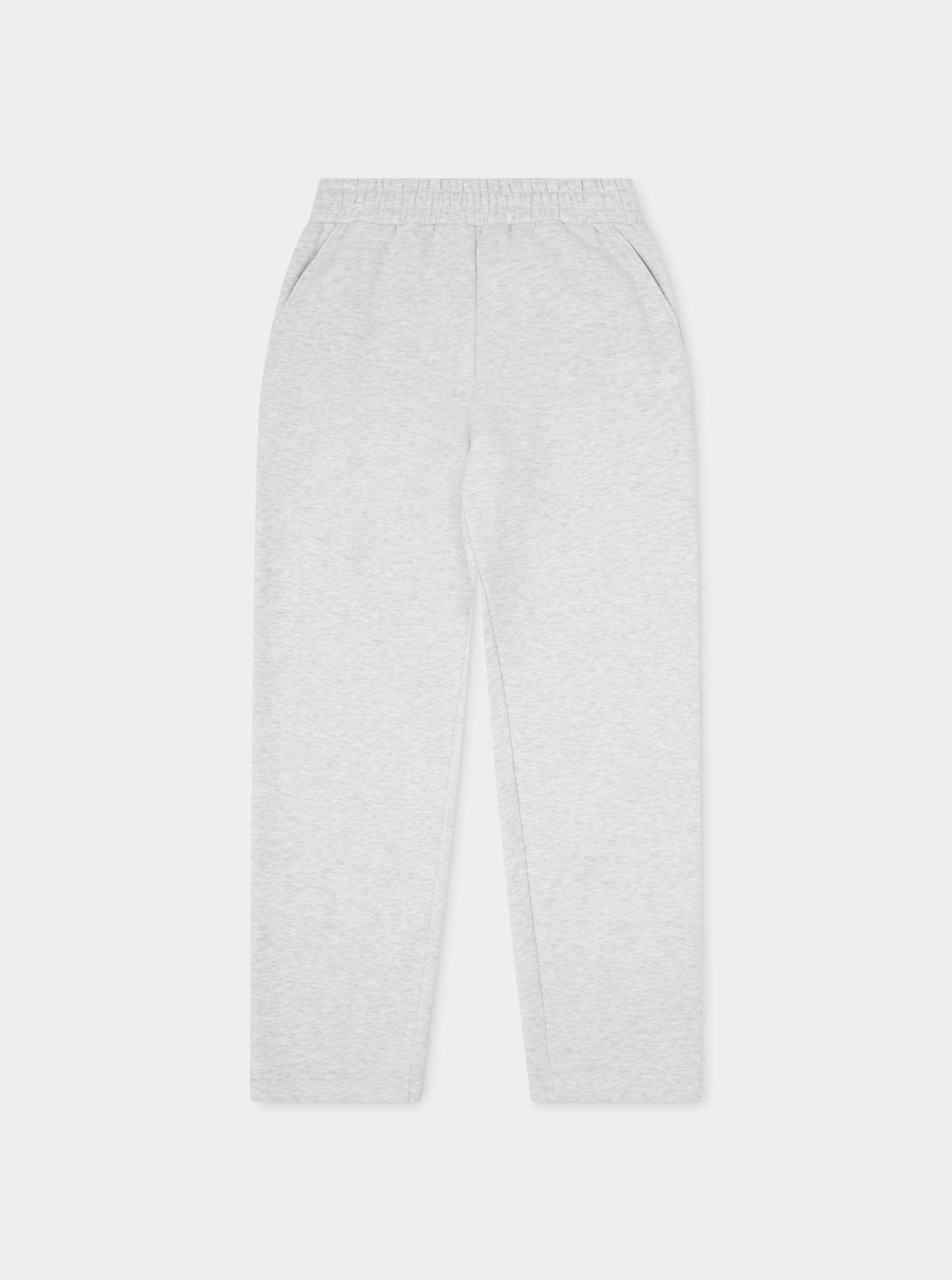 RELAXED TAPERED LEG JOGGERS - GREY MARL