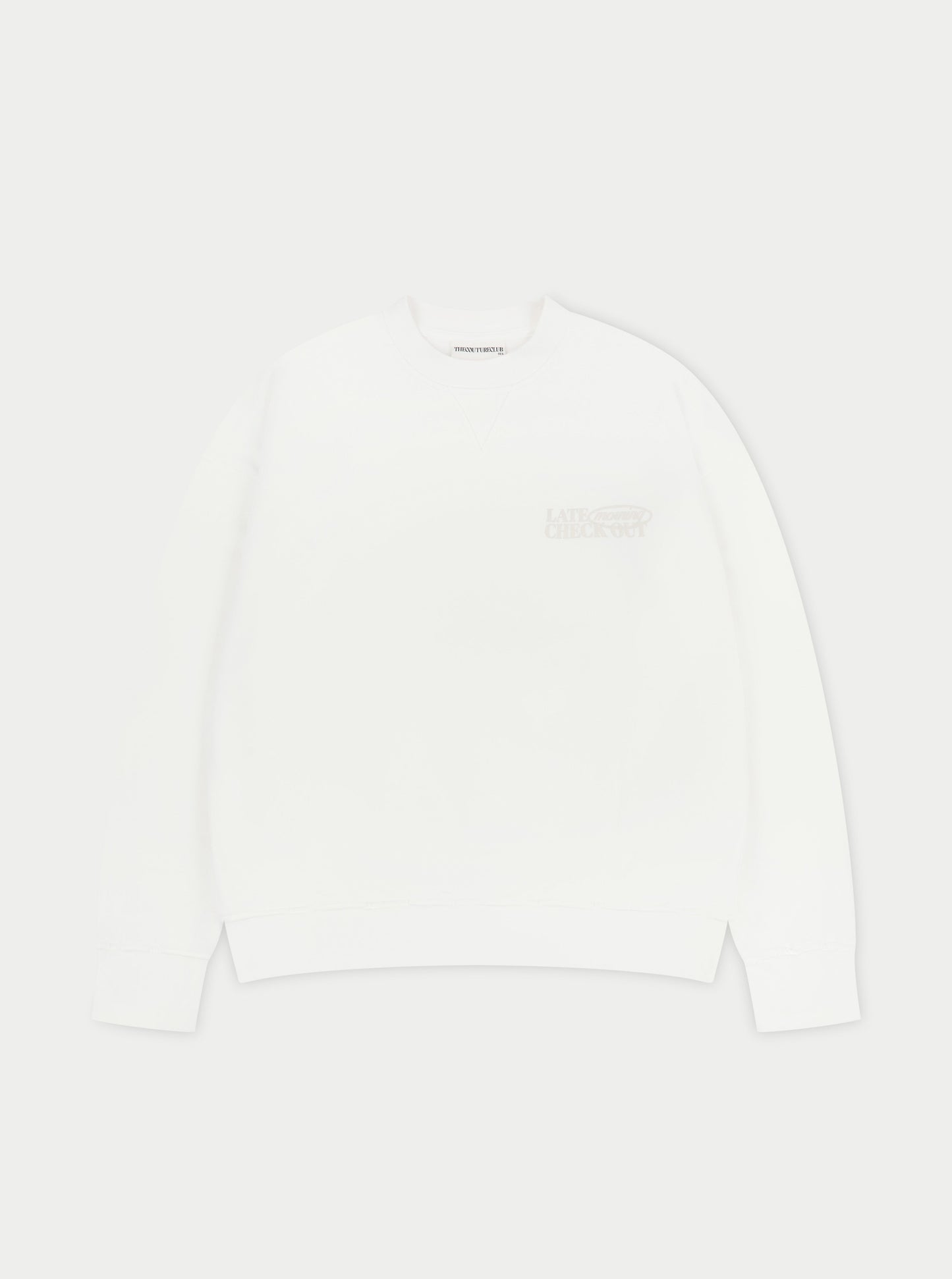 LATE CHECKOUT SWEATSHIRT - OFF WHITE