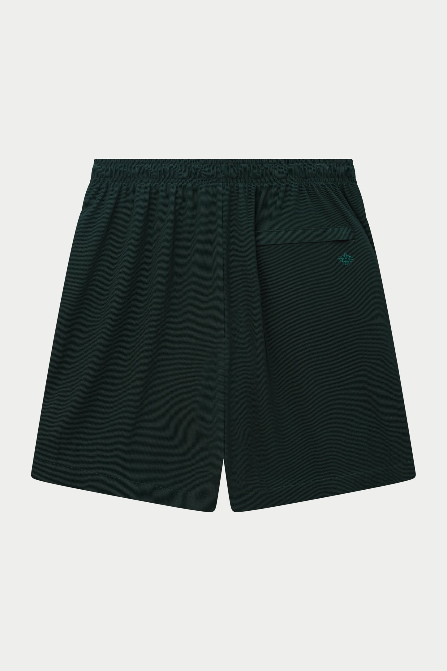 RIBBED SHORTS - GREEN