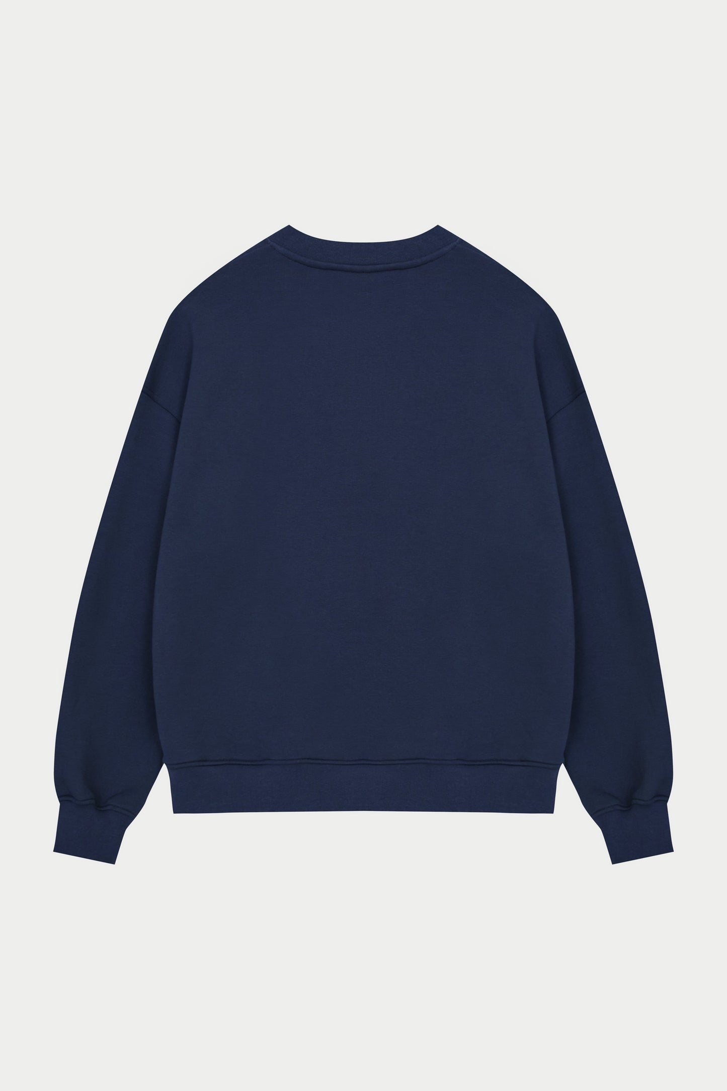 EMBLEM EMBROIDERED SWEATSHIRT - NAVY