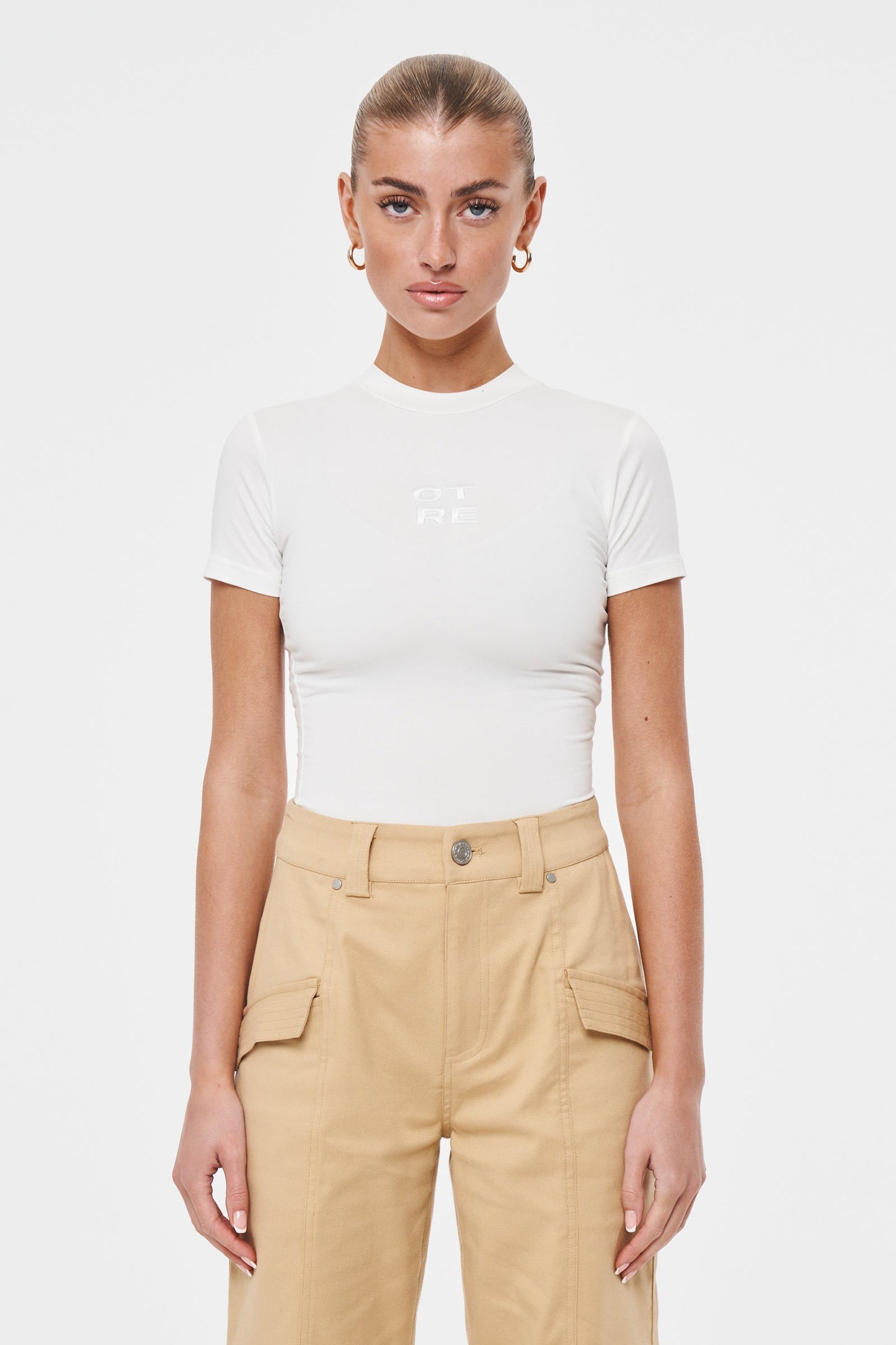 CTRE SOFT TOUCH T-SHIRT - OFF WHITE