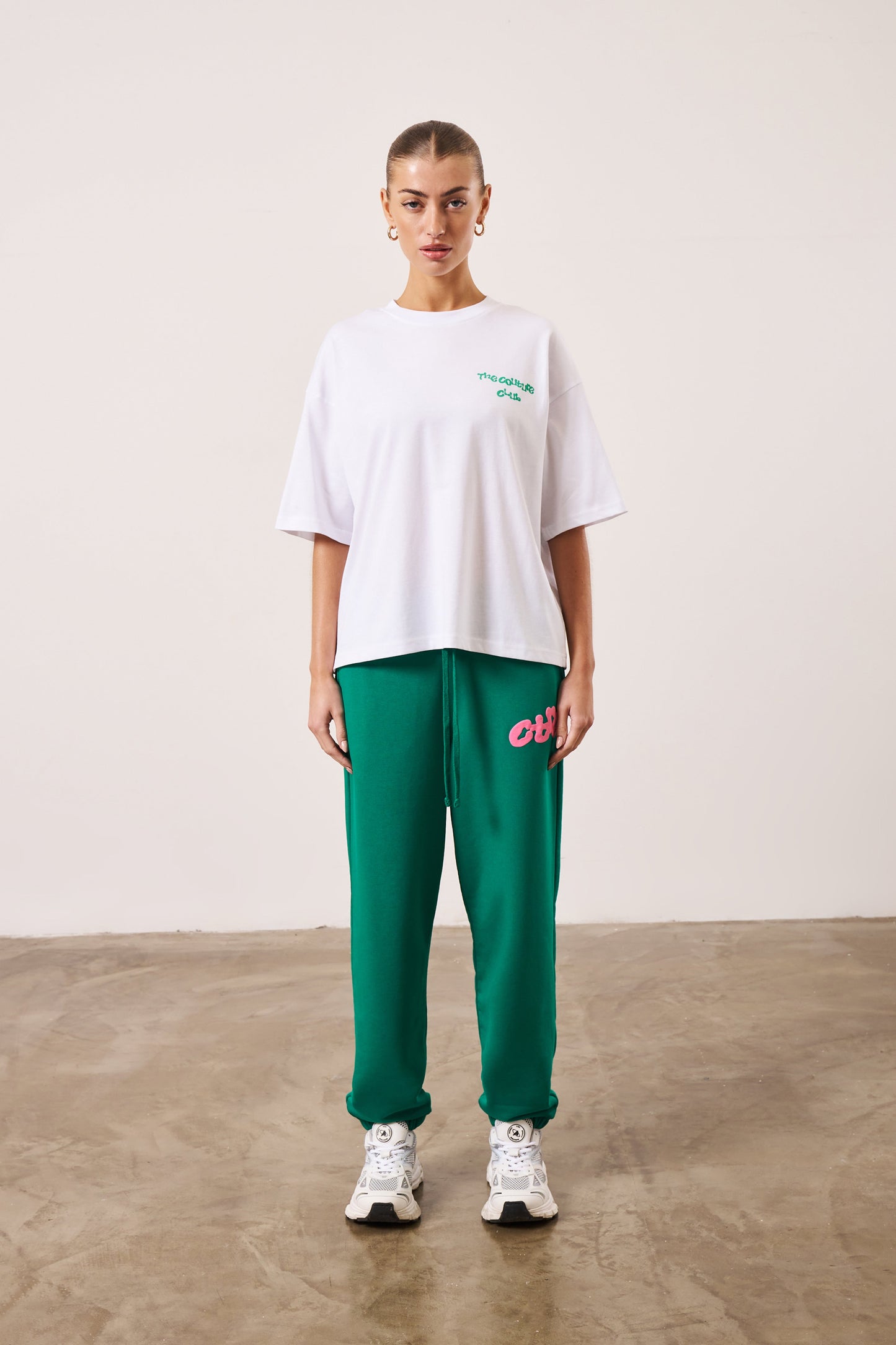 CTRE BUBBLE RELAXED JOGGERS - GREEN