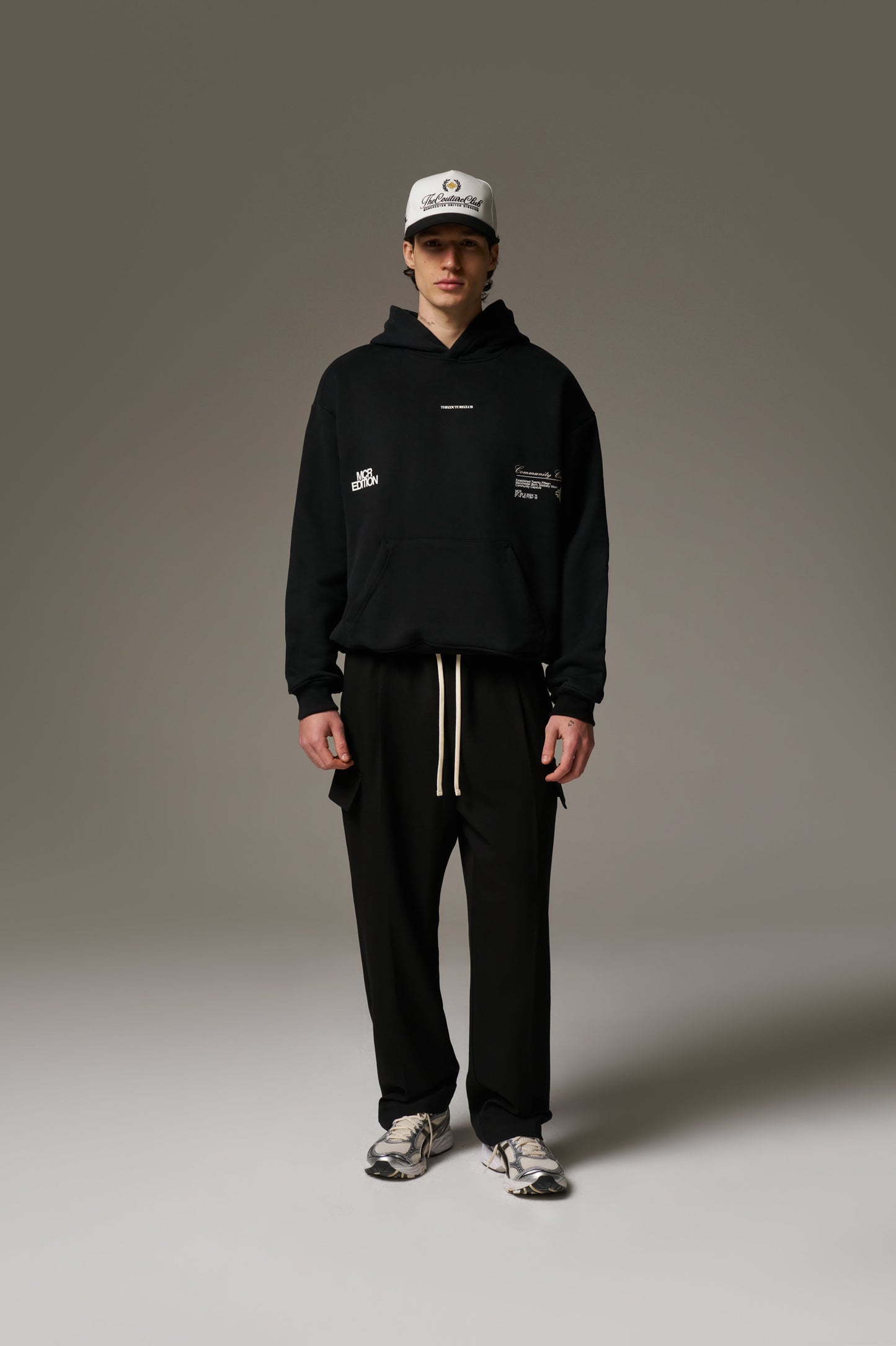 COMMUNITY CAPSULE HOODIE - BLACK