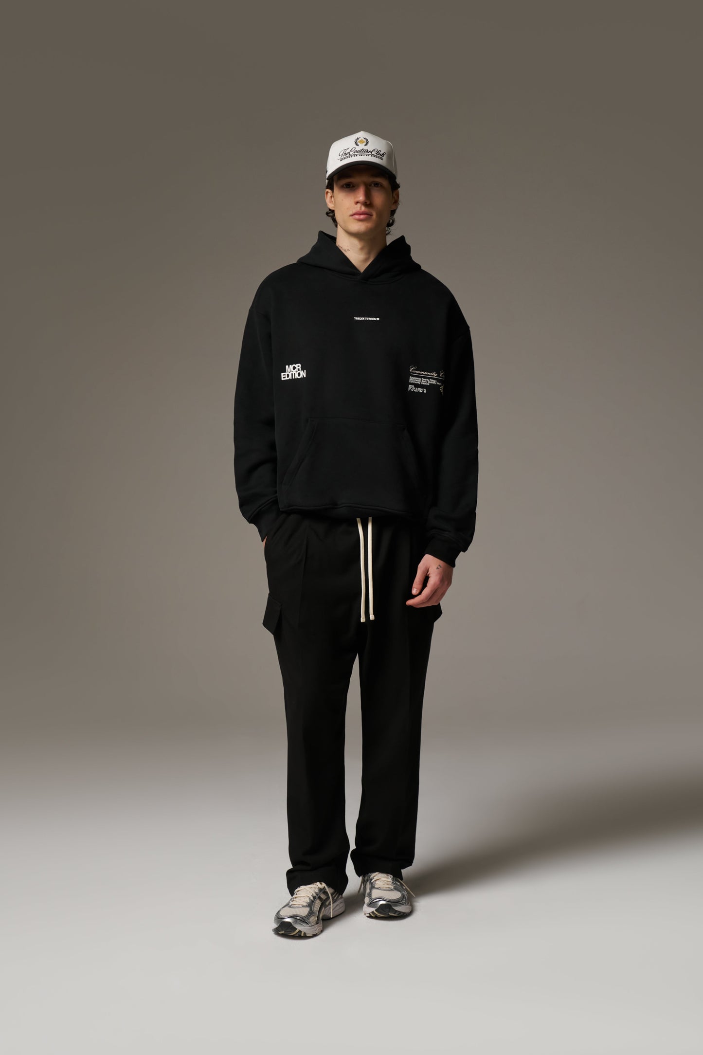 COMMUNITY CAPSULE HOODIE - BLACK