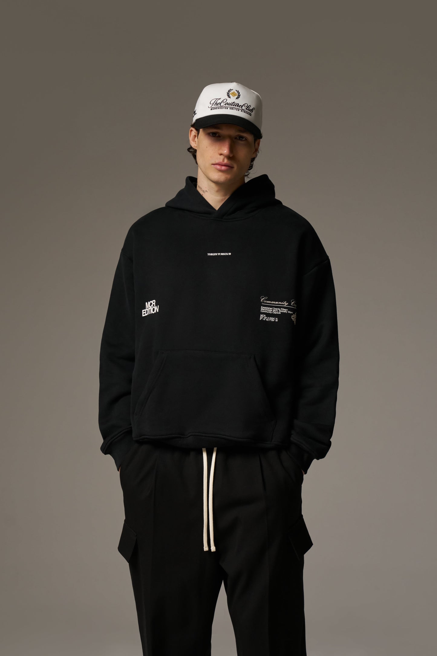 COMMUNITY CAPSULE HOODIE - BLACK