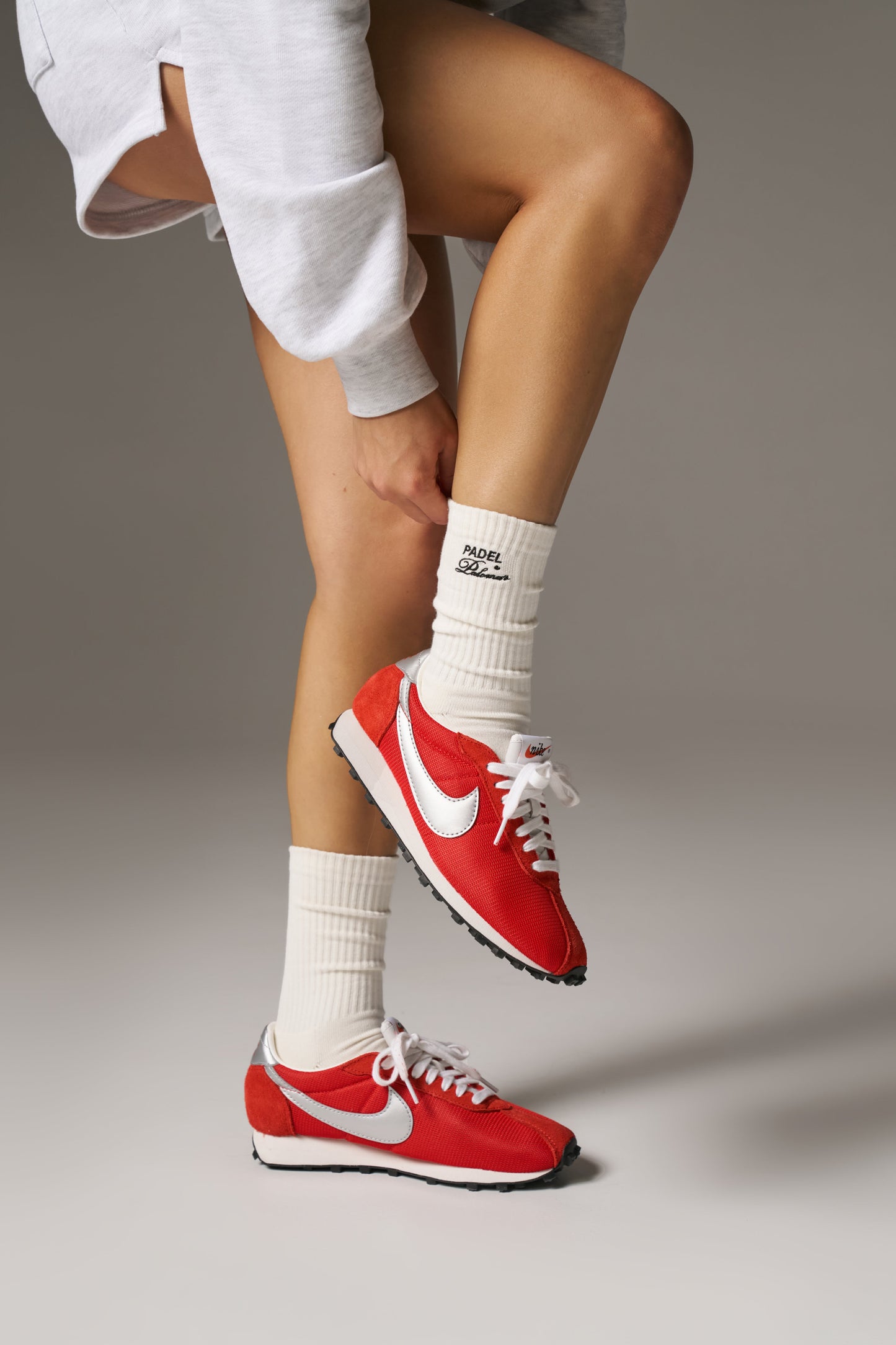 PADEL & PALOMAS SPORTS SOCKS - OFF WHITE