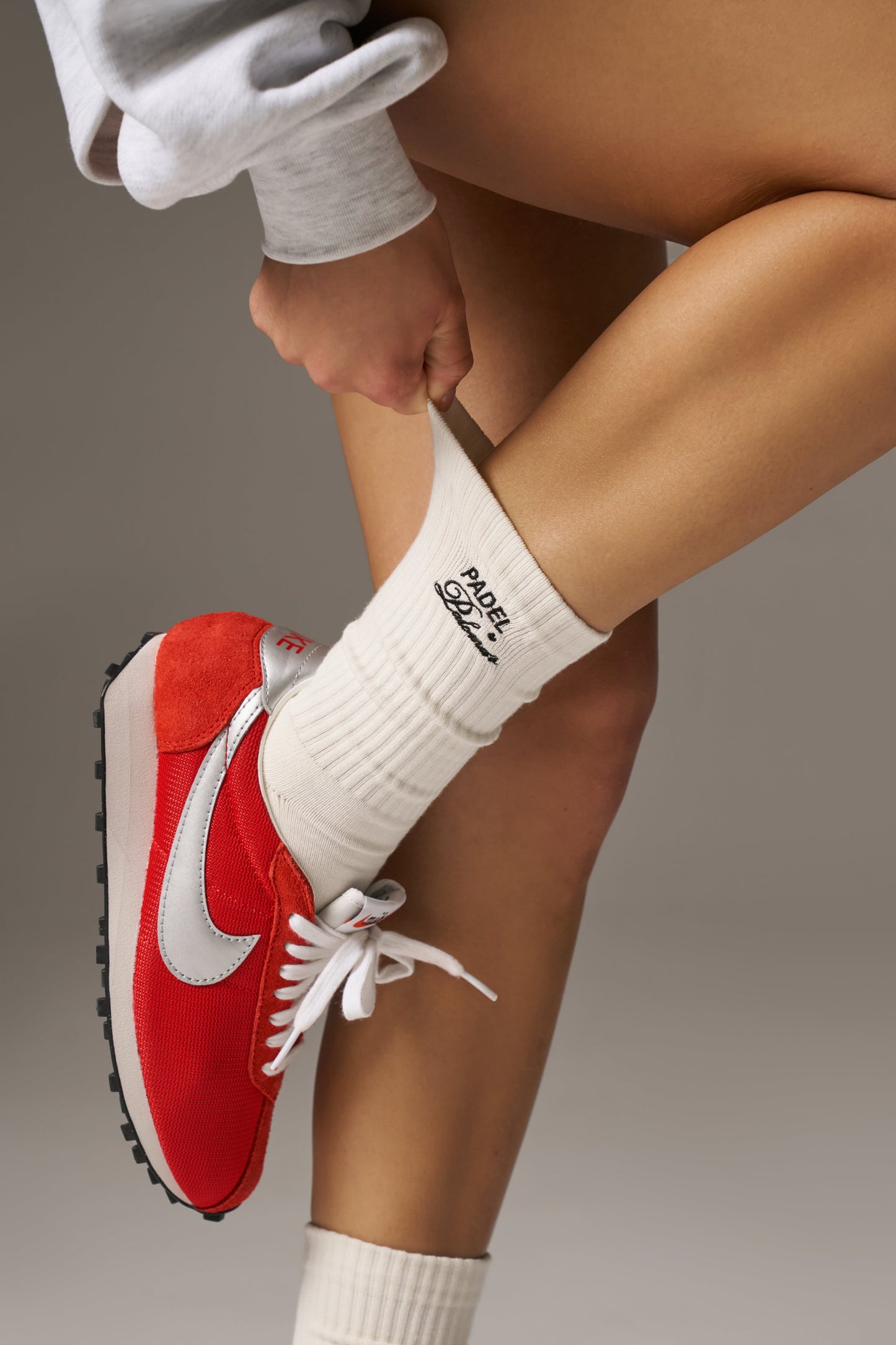 PADEL & PALOMAS SPORTS SOCKS - OFF WHITE