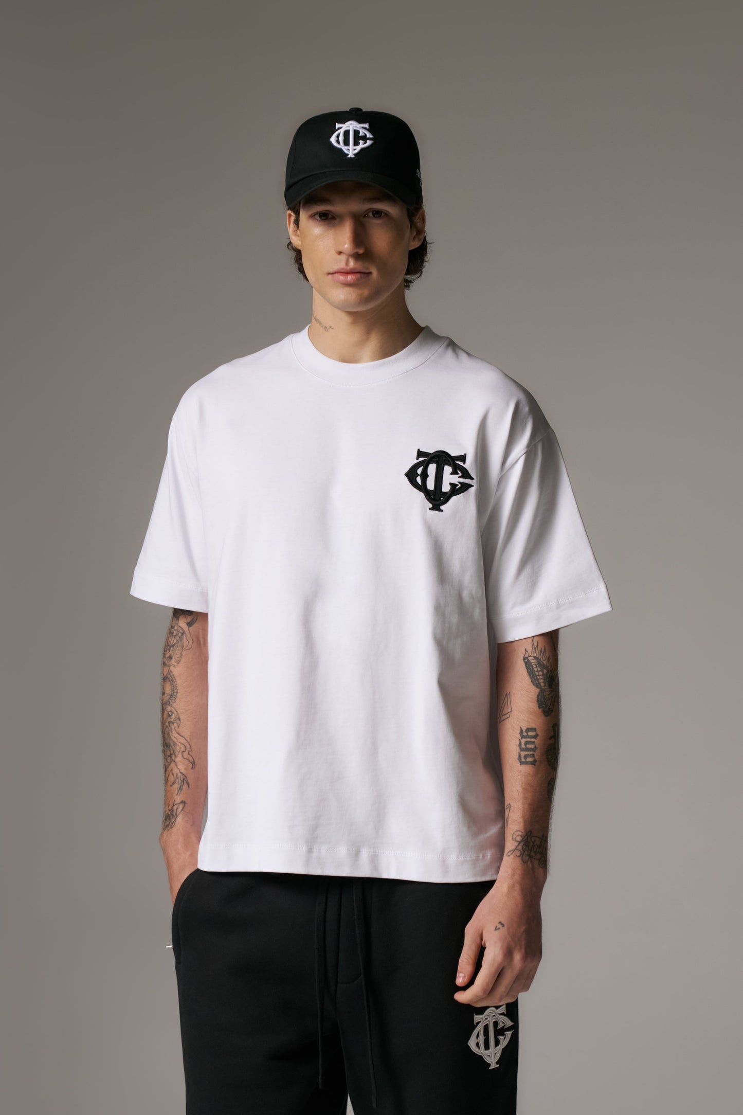 MONOGRAM T-SHIRT - WHITE