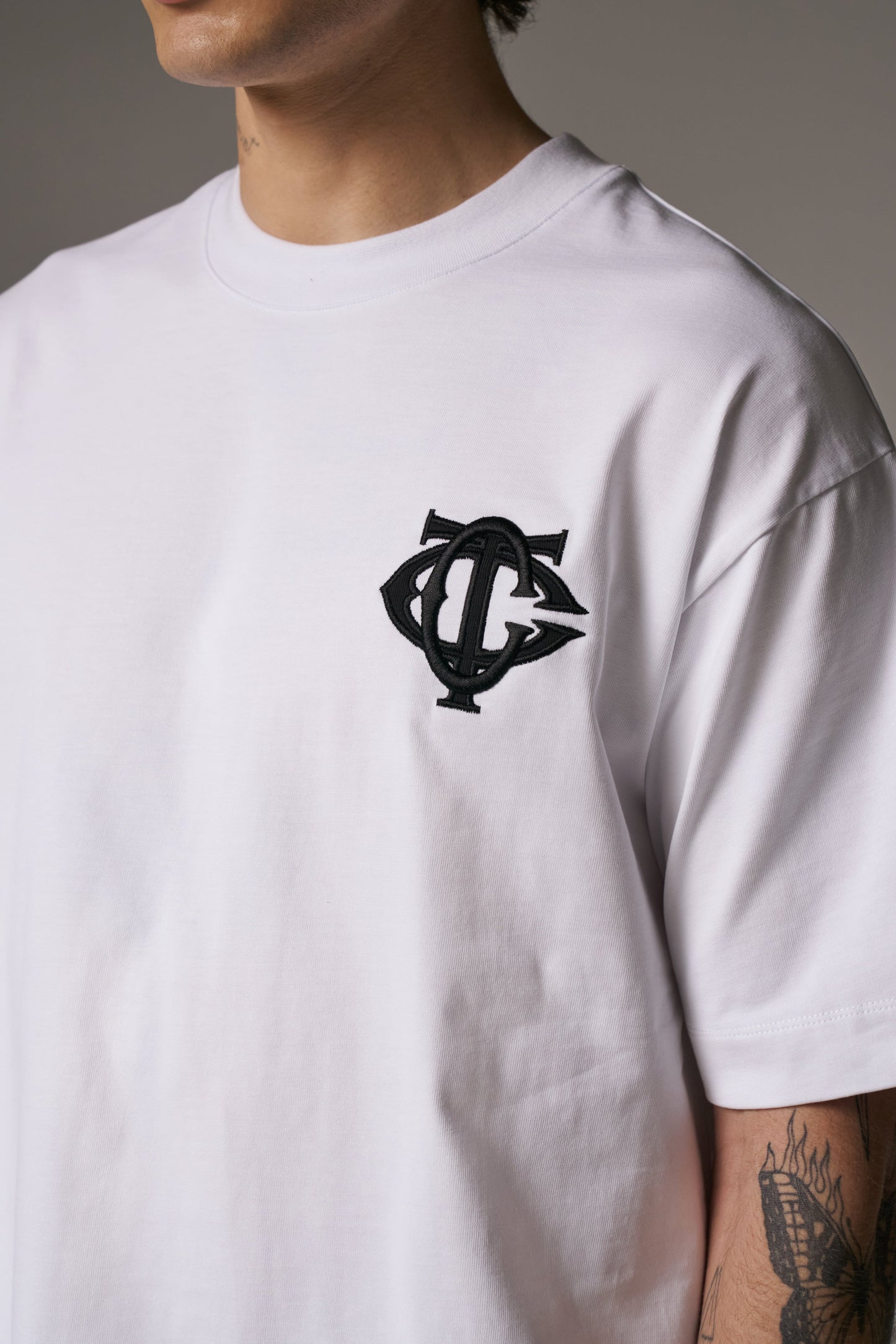 MONOGRAM T-SHIRT - WHITE