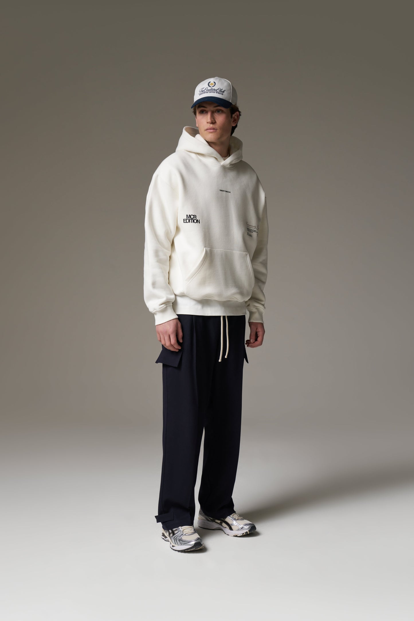 COMMUNITY CAPSULE HOODIE - OFF WHITE