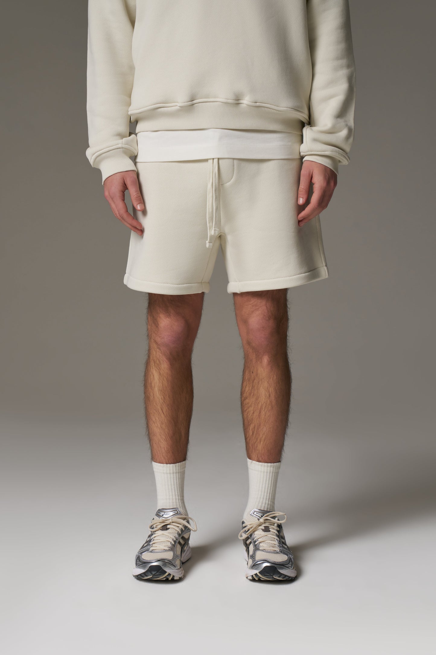 LAUNDERED CLASSICS SHORTS - ECRU