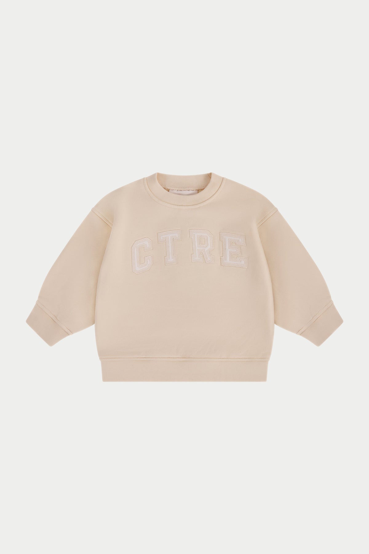 KIDS CTRE SWEATSHIRT - BUTTERMILK