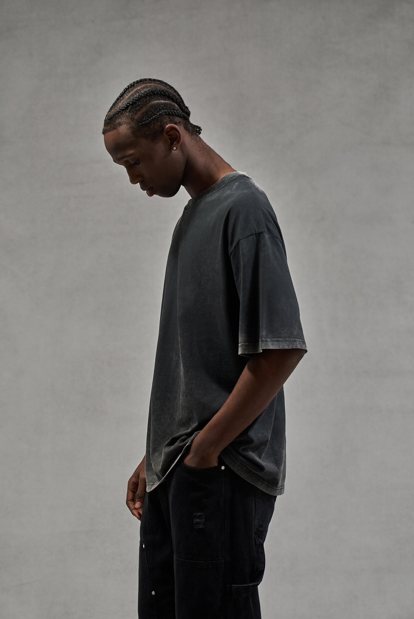 UNBRANDED RELAXED T-SHIRT - ACID WASH