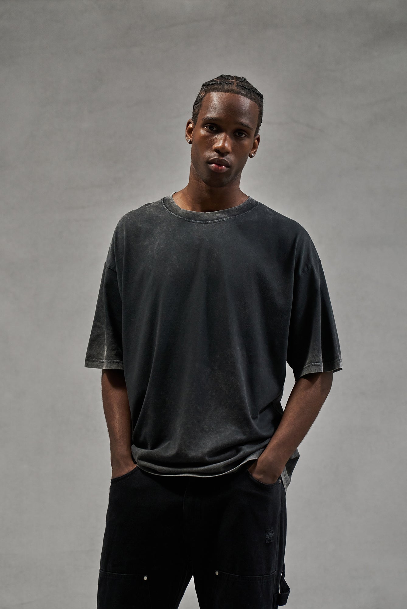 UNBRANDED RELAXED T-SHIRT - ACID WASH