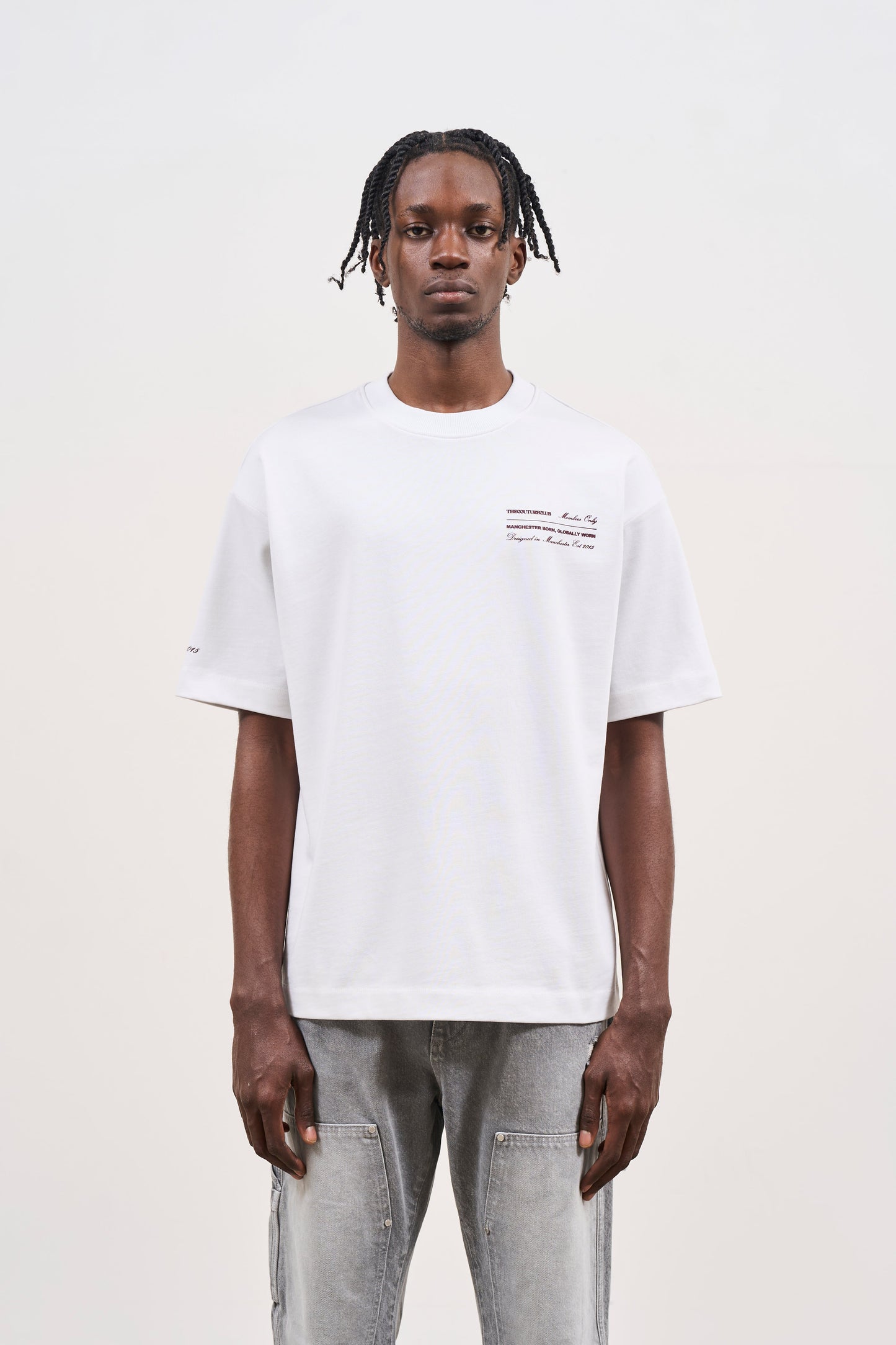 MISSION STATEMENT RELAXED T-SHIRT - WHITE