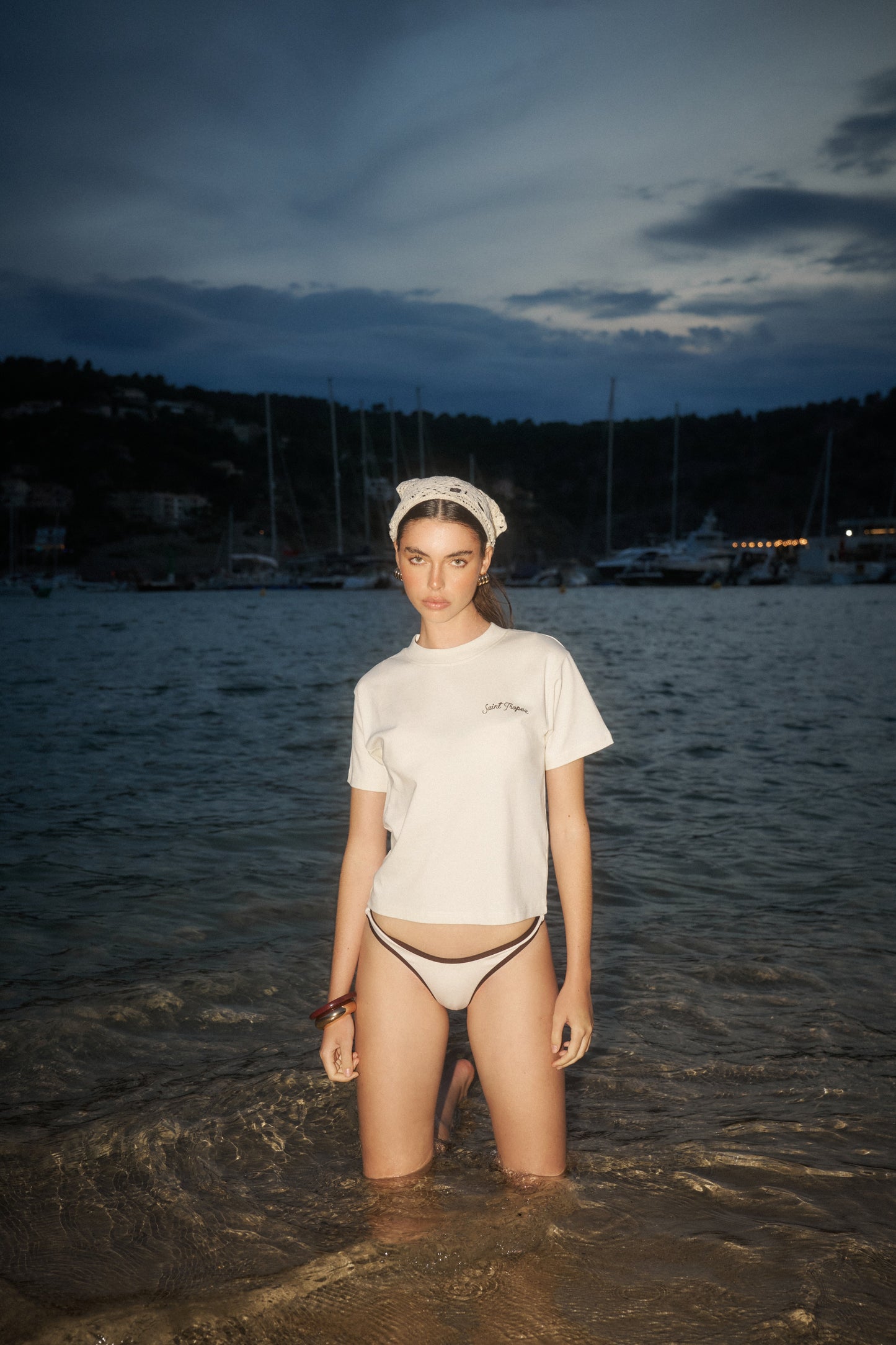 ST TROPEZ T-SHIRT - OFF WHITE