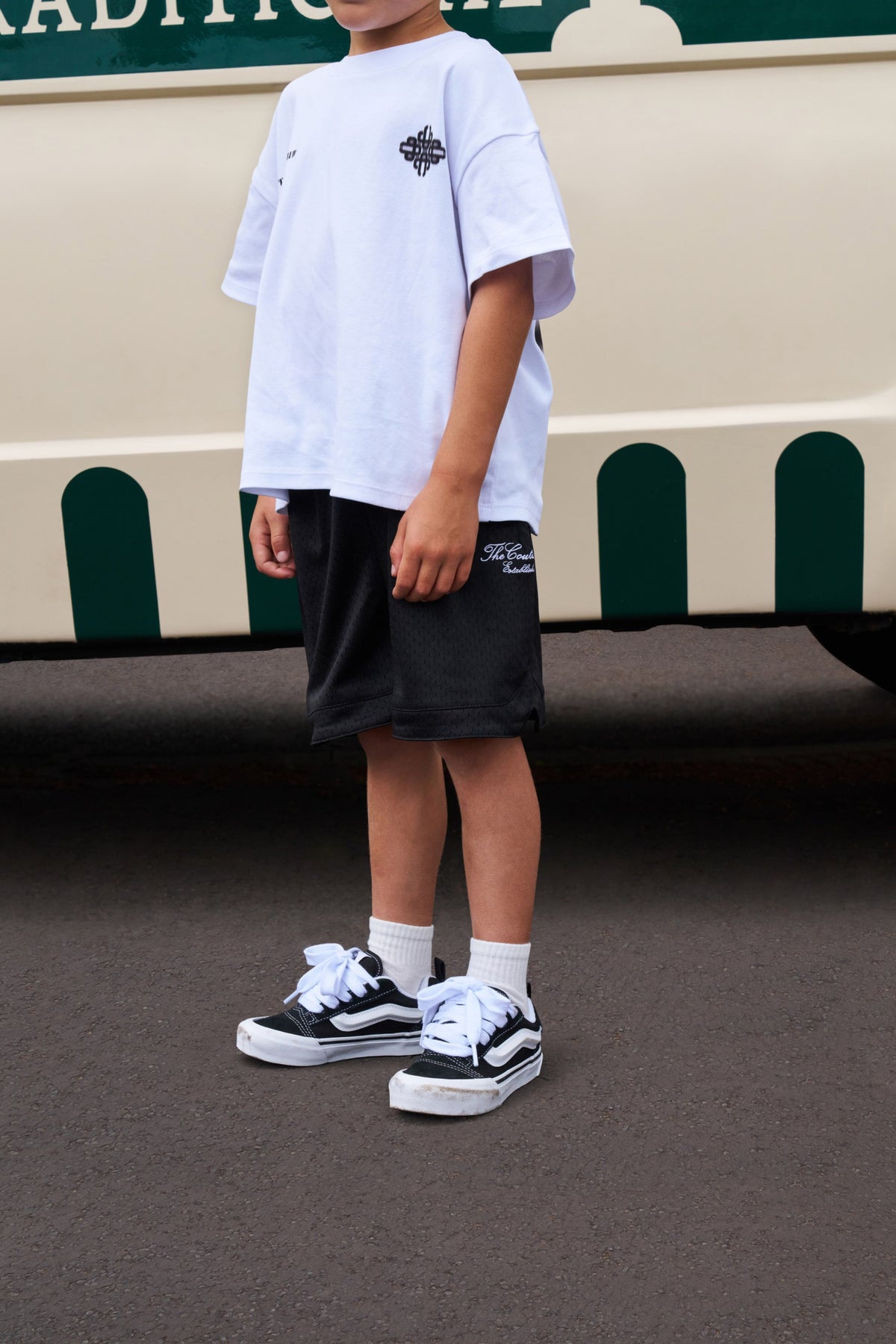 KIDS AIRTEX SHORTS - BLACK