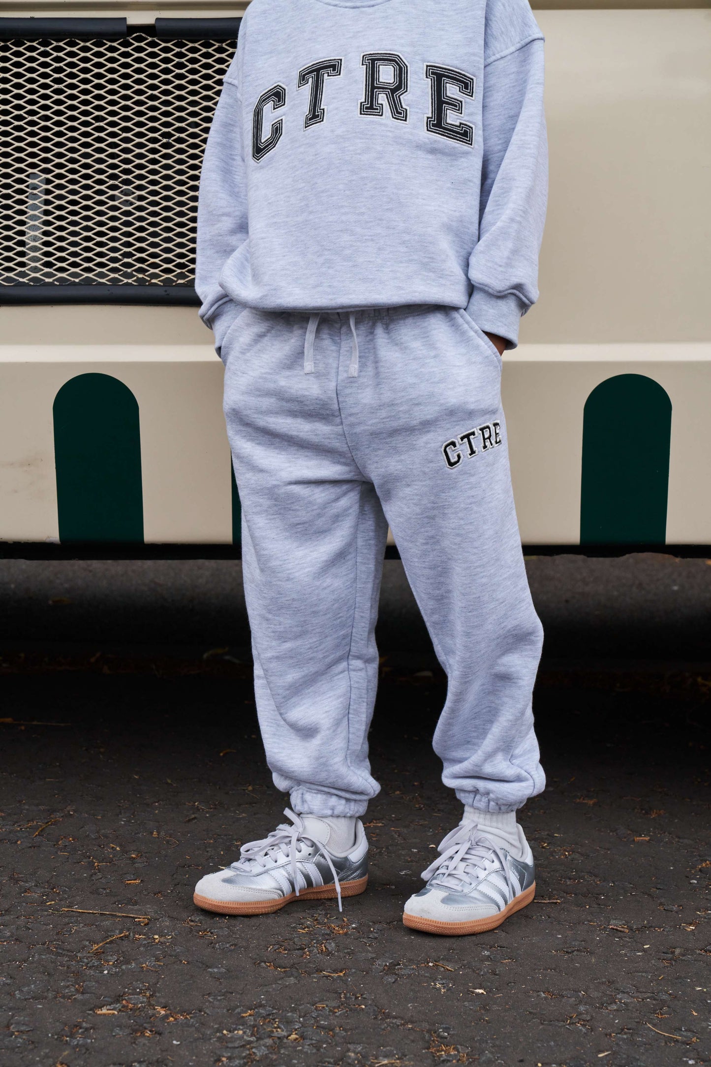 KIDS CTRE JOGGERS - GREY MARL