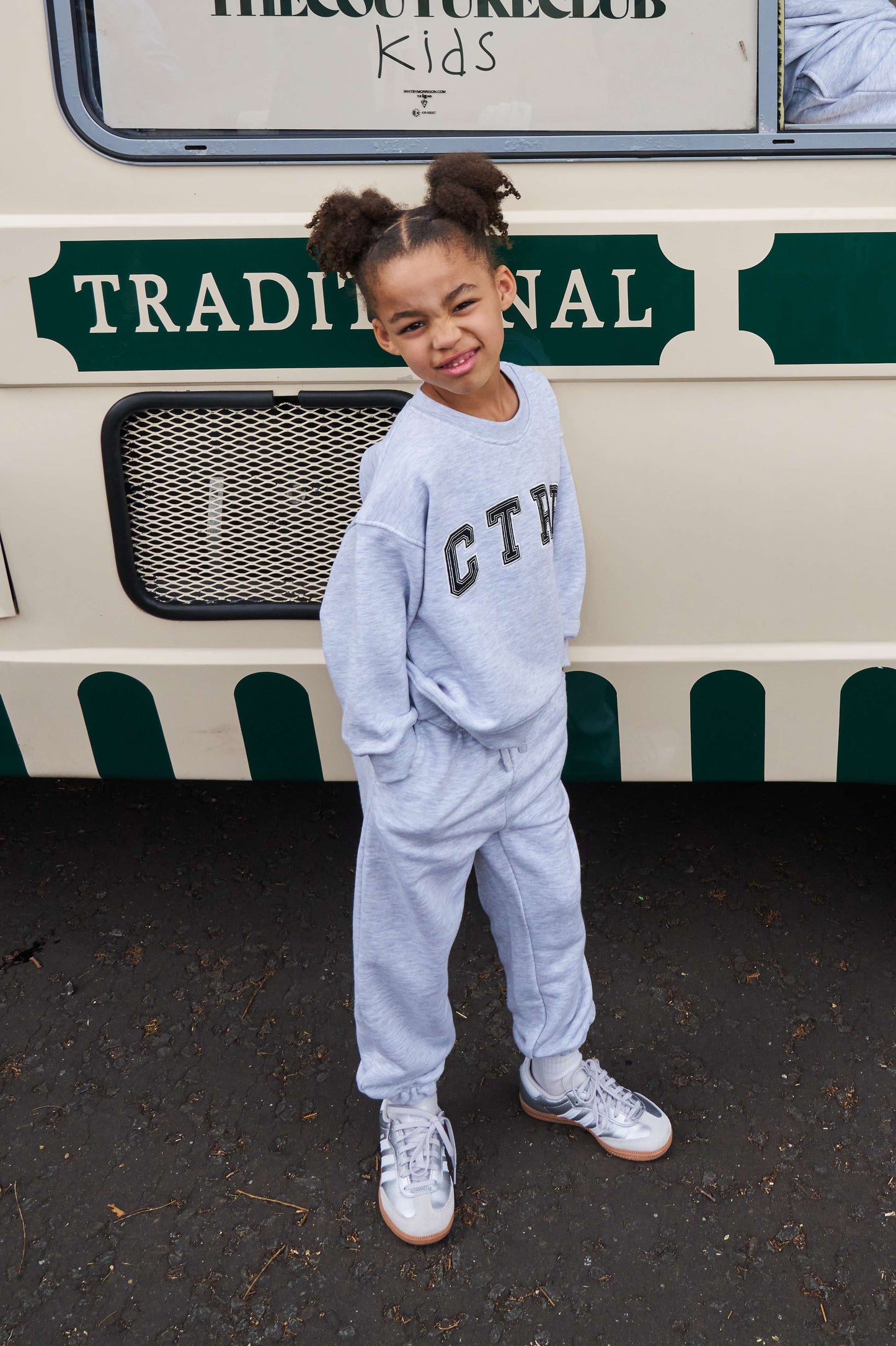 JUNIOR CTRE JOGGERS - GREY MARL