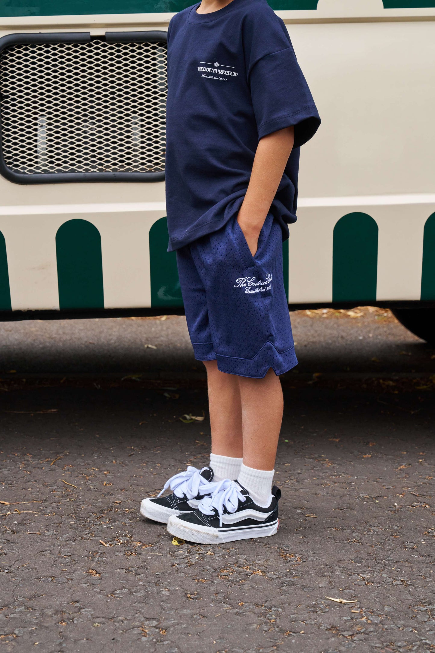 KIDS AIRTEX SHORTS - NAVY