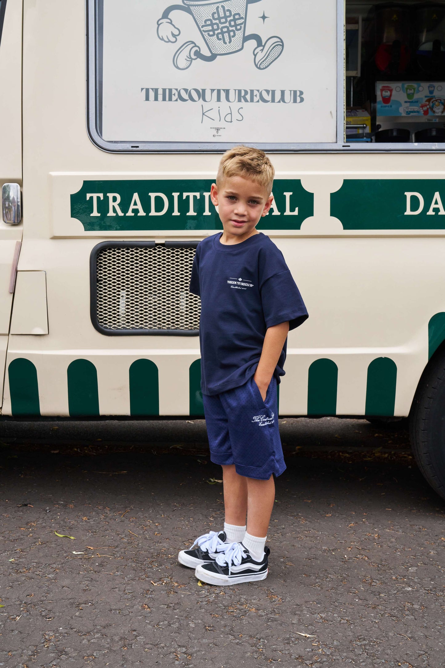 JUNIOR AIRTEX SHORTS - NAVY