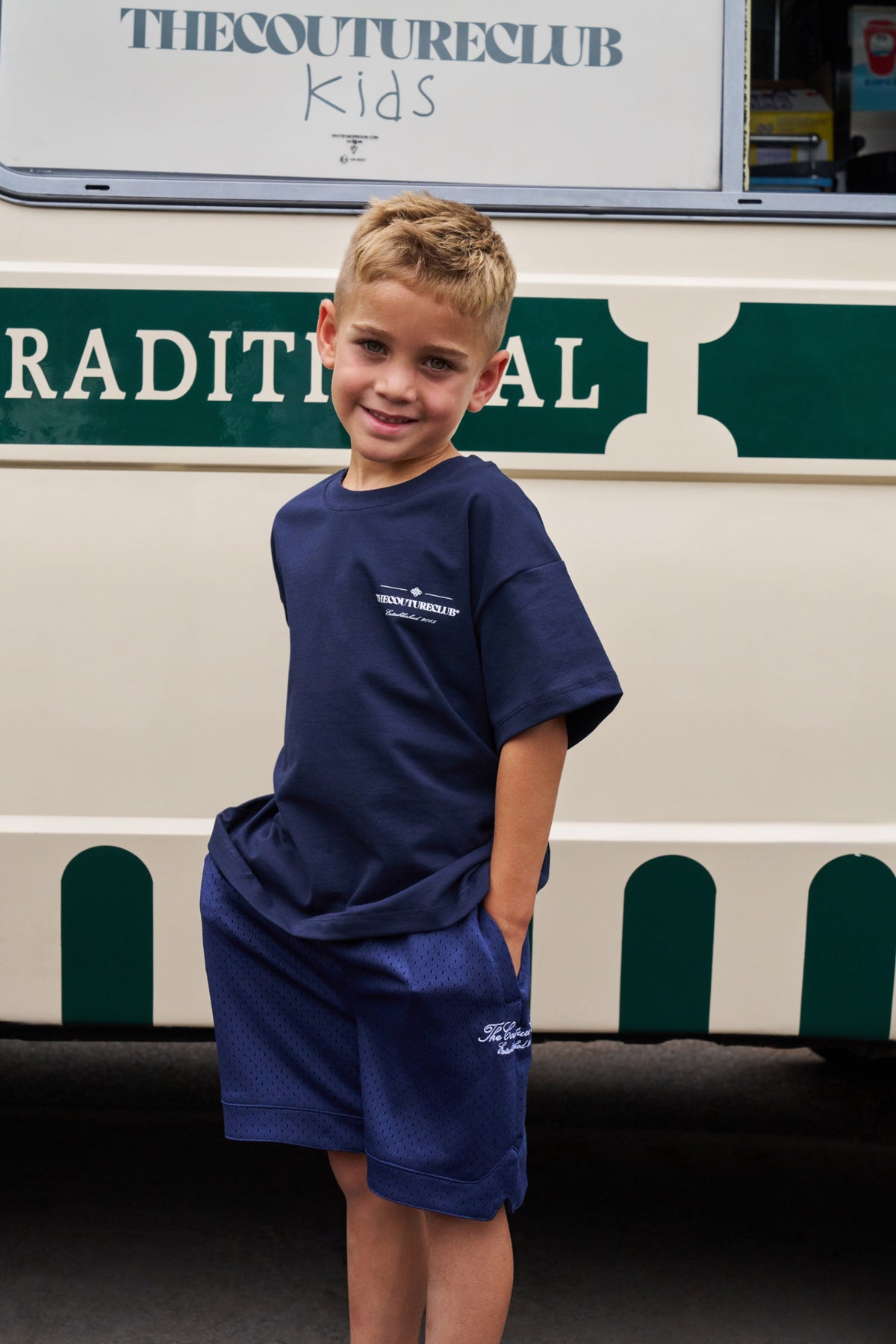 JUNIOR AIRTEX SHORTS - NAVY