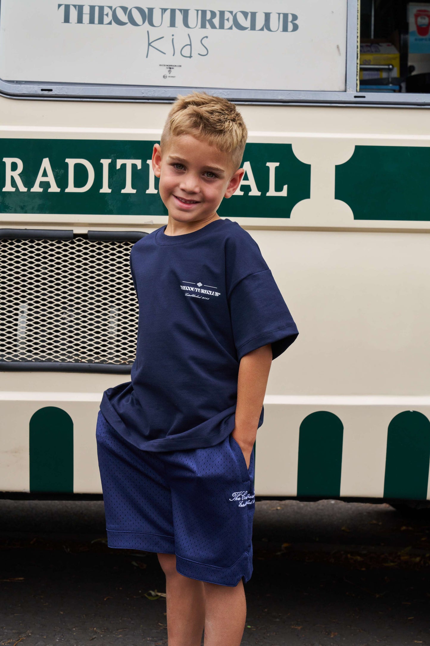 JUNIOR AIRTEX SHORTS - NAVY