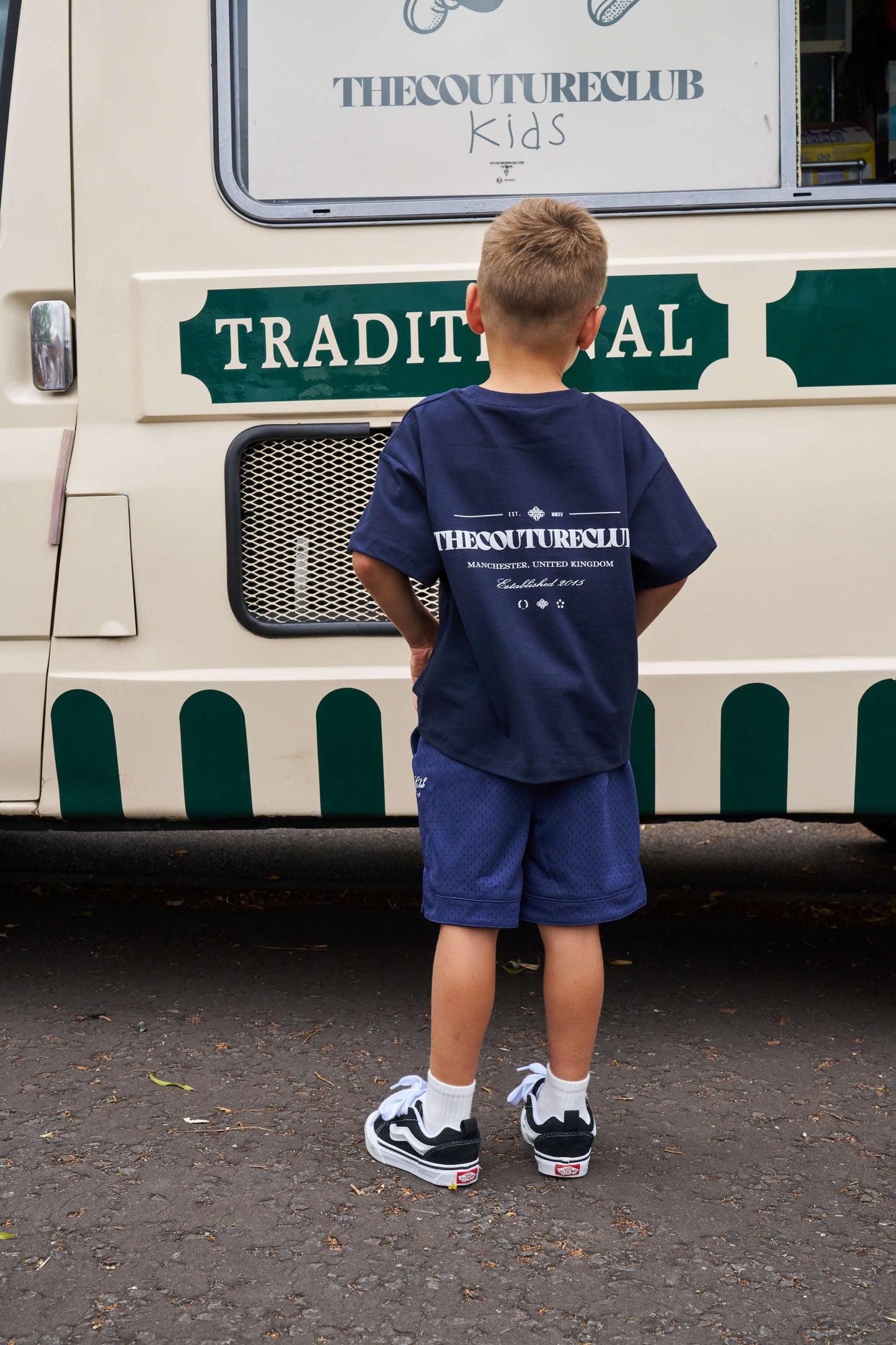KIDS AIRTEX SHORTS - NAVY