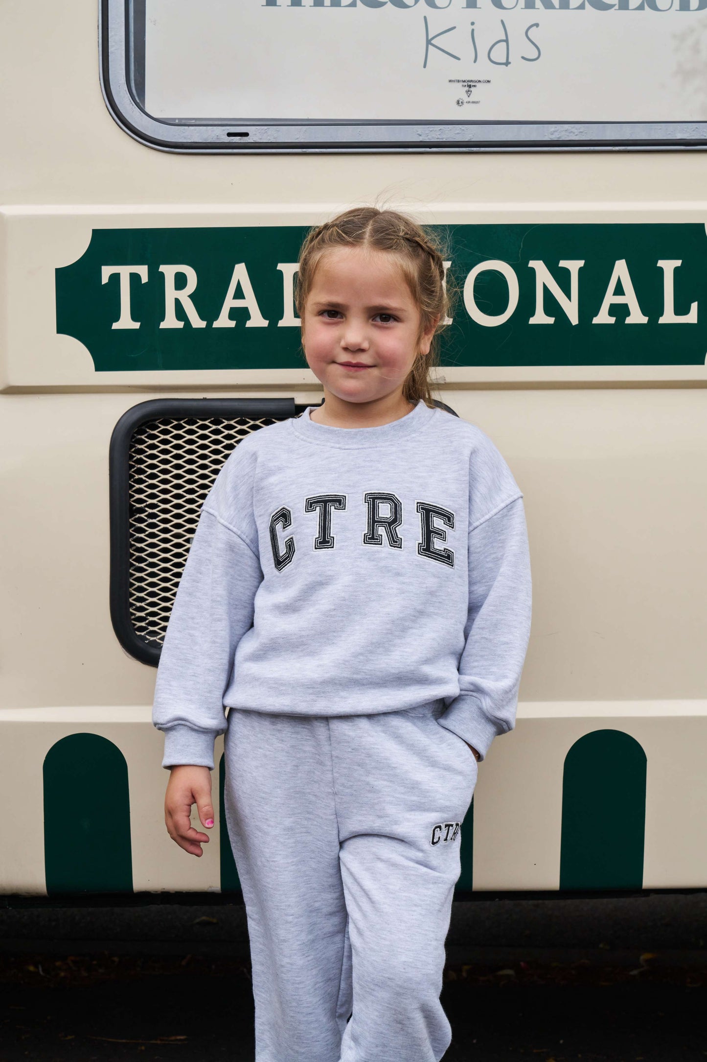 JUNIOR CTRE SWEATSHIRT - GREY MARL