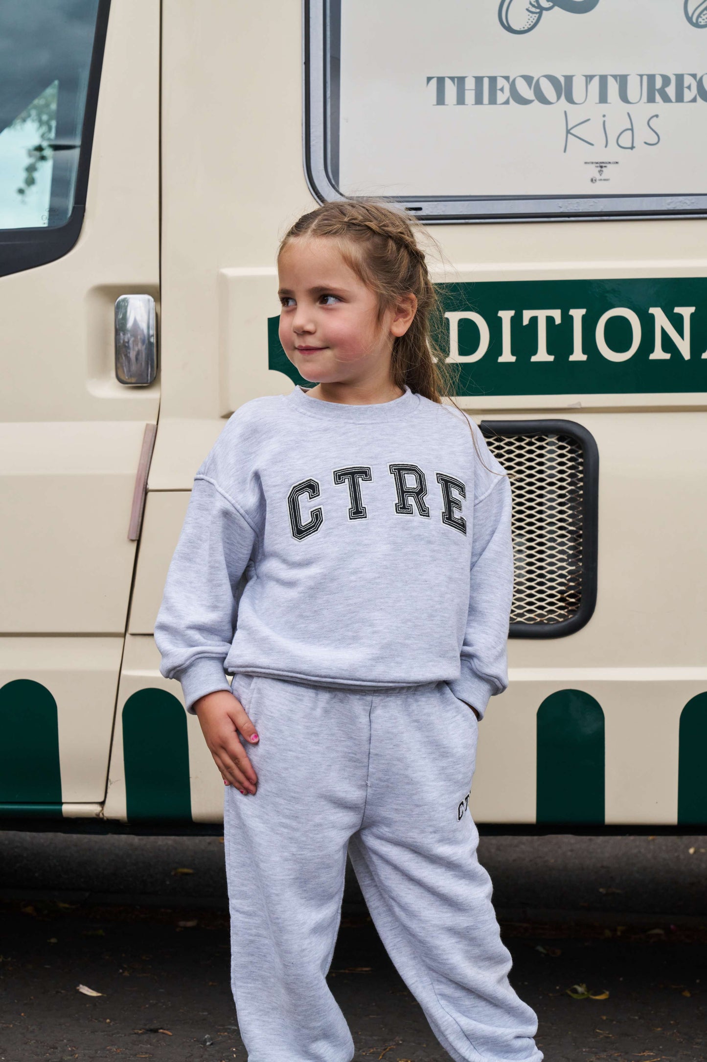 JUNIOR CTRE SWEATSHIRT - GREY MARL