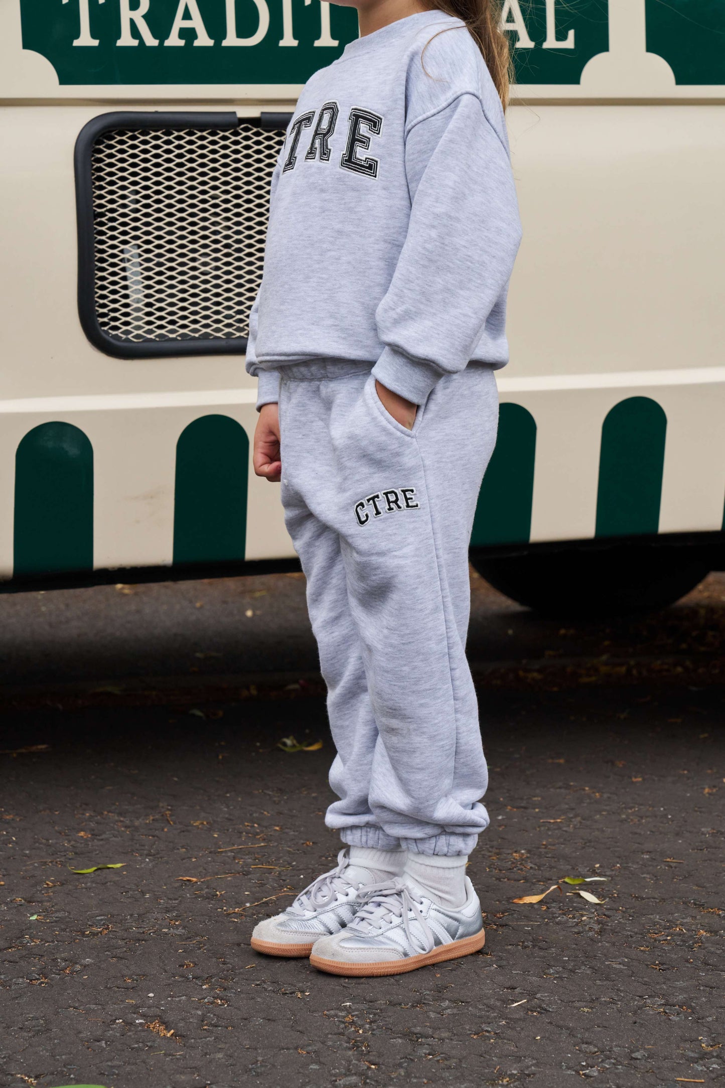 JUNIOR CTRE JOGGERS - GREY MARL