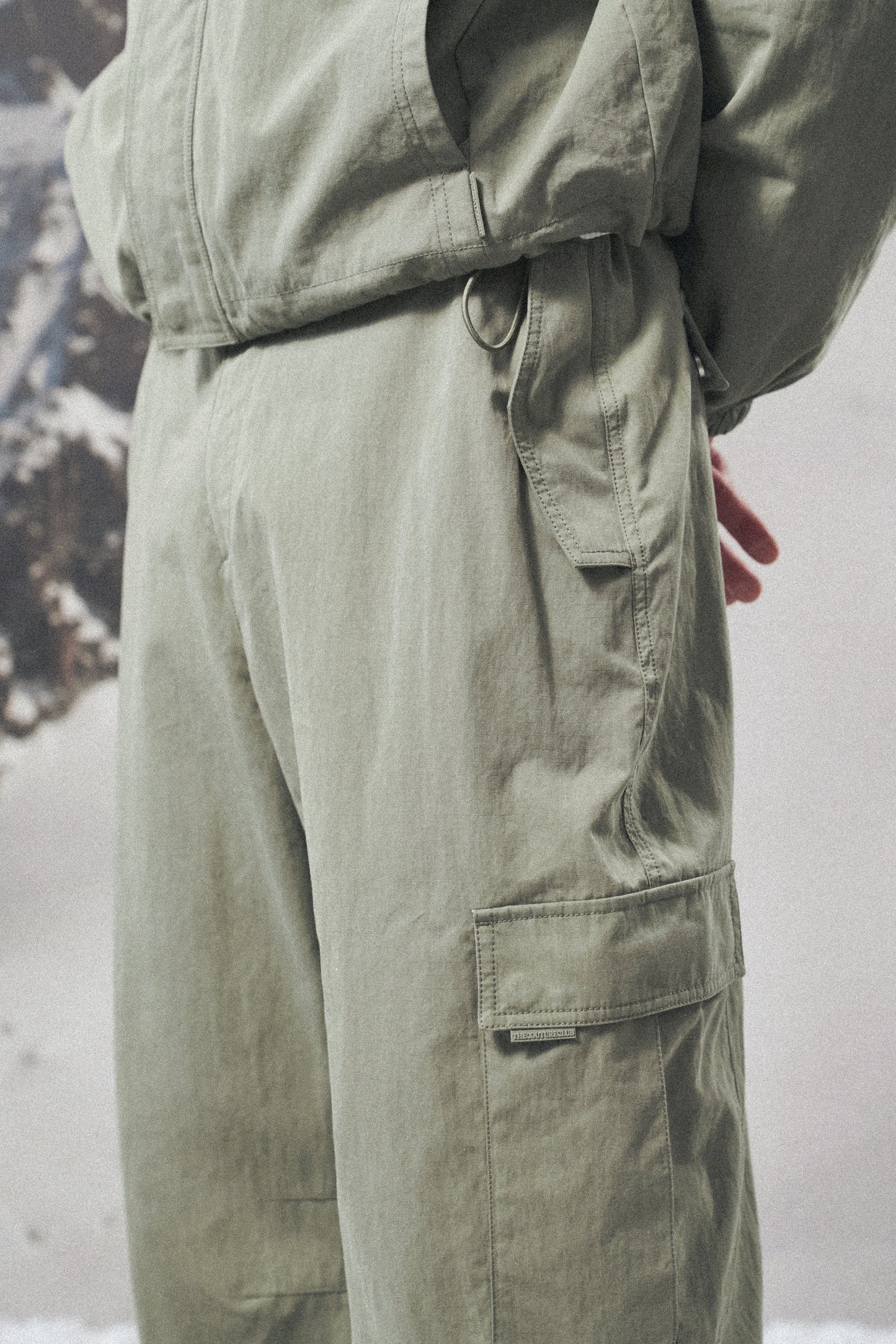 RIPSTOP CARGO TROUSERS - LIGHT KHAKI