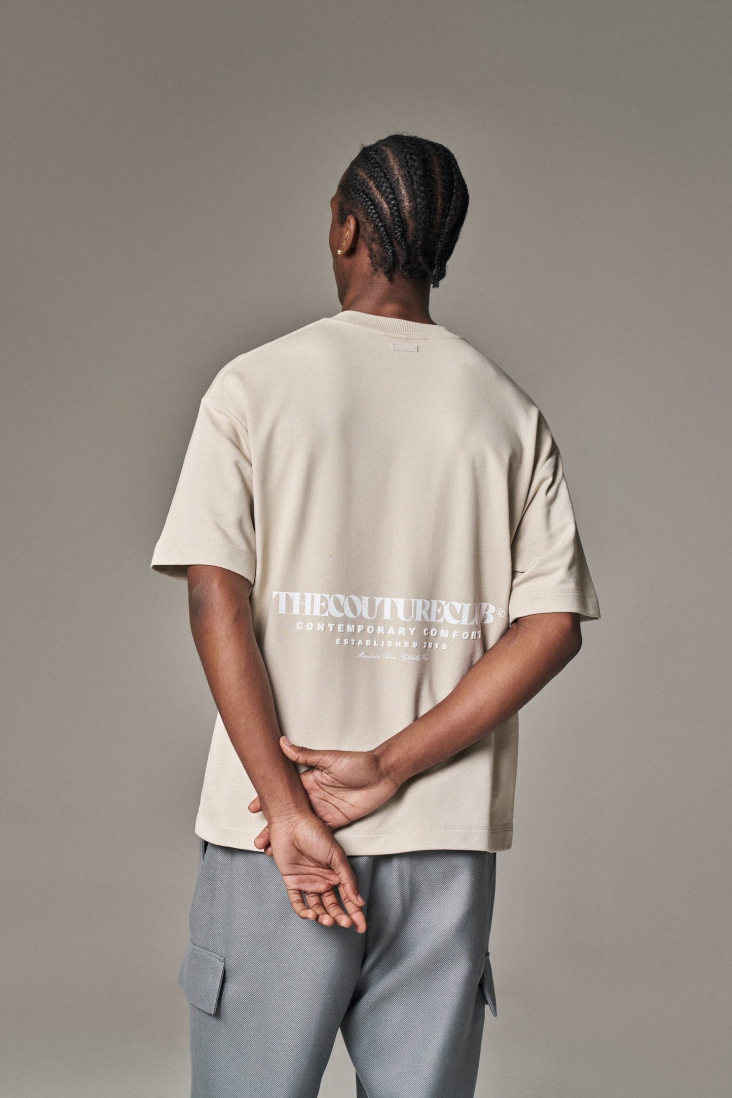 HEAVYWEIGHT COPYRIGHT T-SHIRT - BEIGE