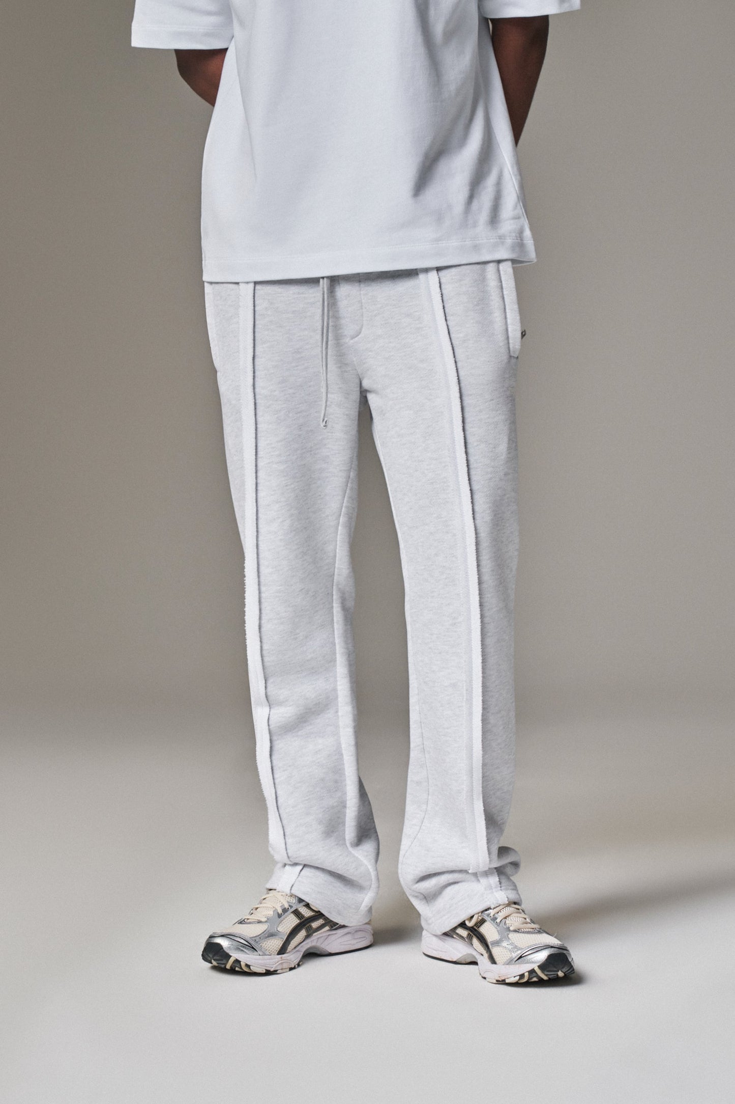 COPYRIGHT STRAIGHT LEG JOGGERS - GREY MARL