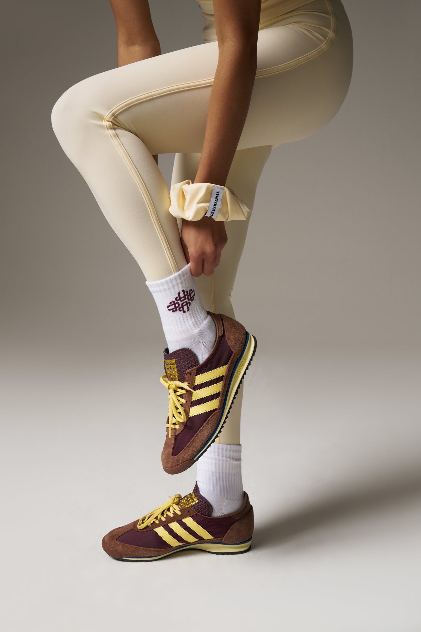 EMBLEM SPORT SOCK - BURGUNDY