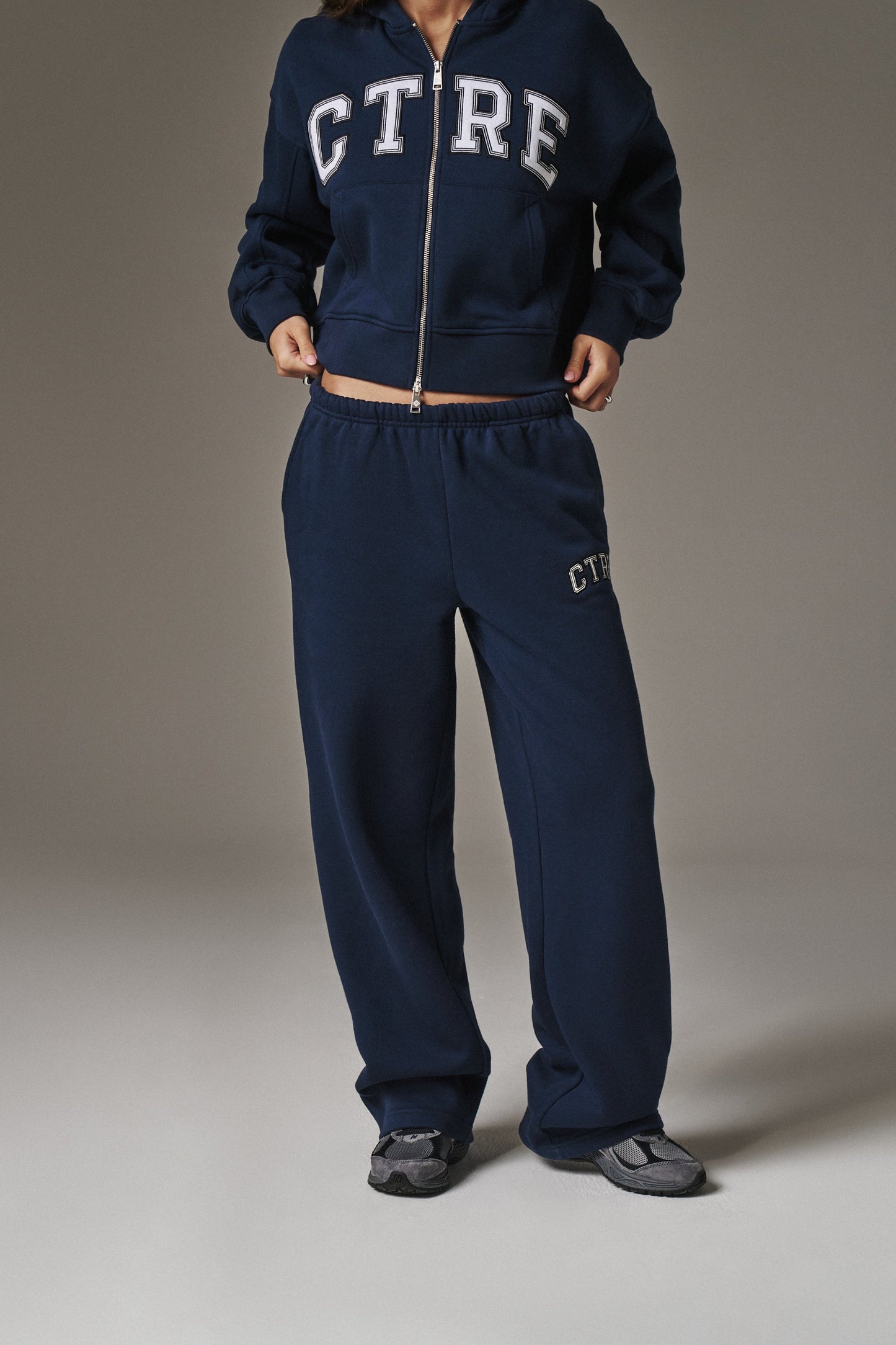 CTRE WIDE LEG JOGGERS - NAVY