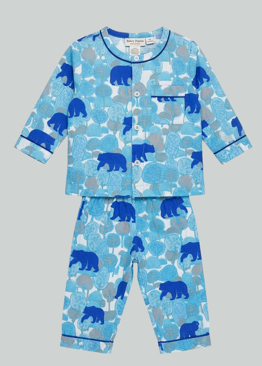 The Wandering Bear Organic Cotton Baby Pyjama Set