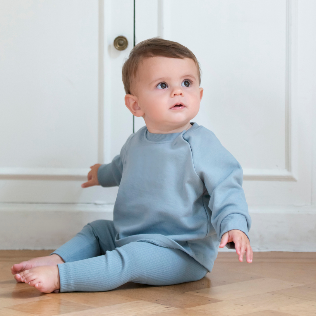 Cotton Sweatshirt in Blue