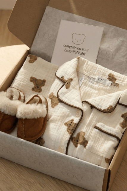 The Cozy Bedtime Bear Personalised Gift Box - Cozy Crew Club