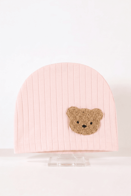 Boucle Bear Hat Super Soft Ribbed - Cozy Crew Club