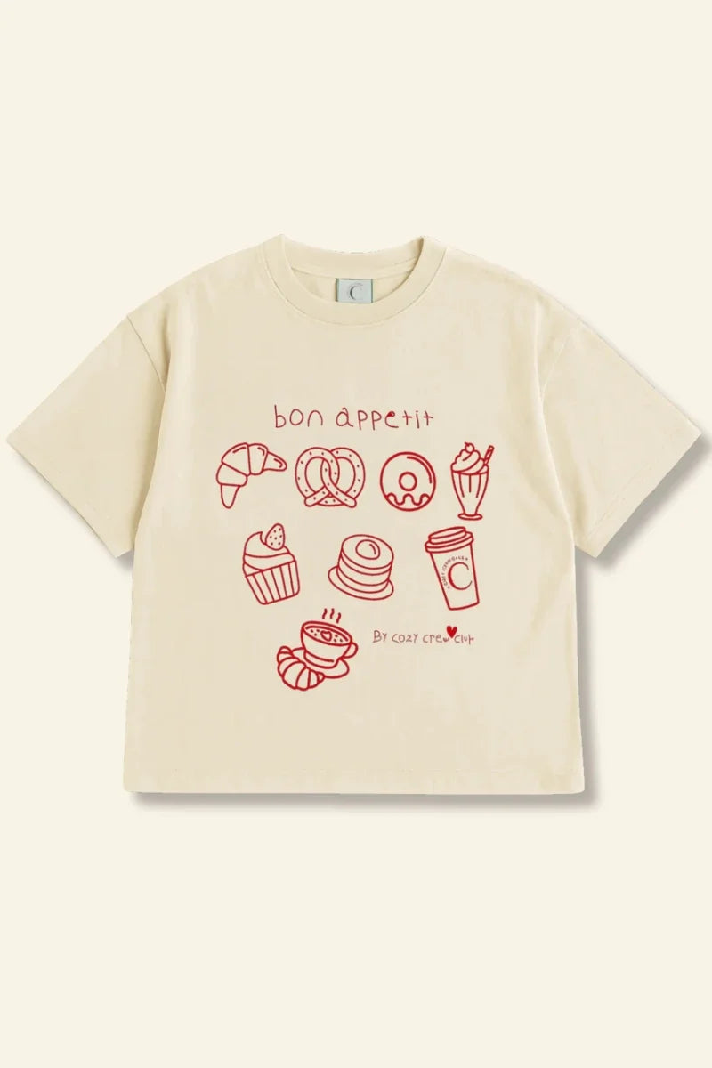 Bon Appetite Cozy Crew Club Tee - Cozy Crew Club