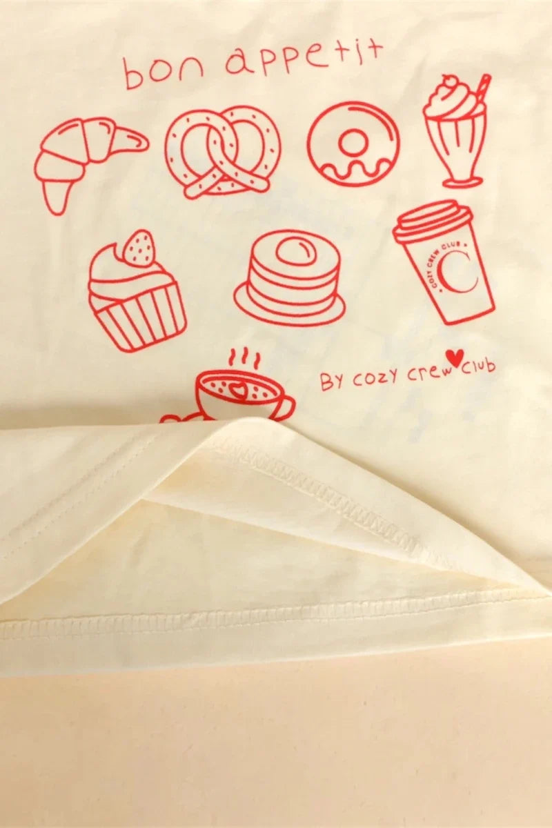 Bon Appetite Cozy Crew Club Tee - Cozy Crew Club