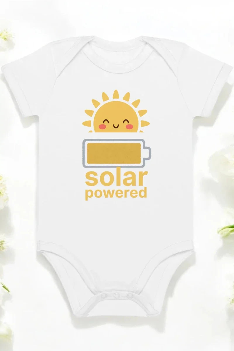 Solar Powered Bodysuit in White - Cozy Crew Club