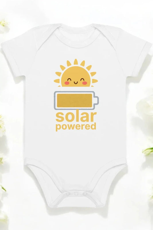 Solar Powered Bodysuit in White - Cozy Crew Club