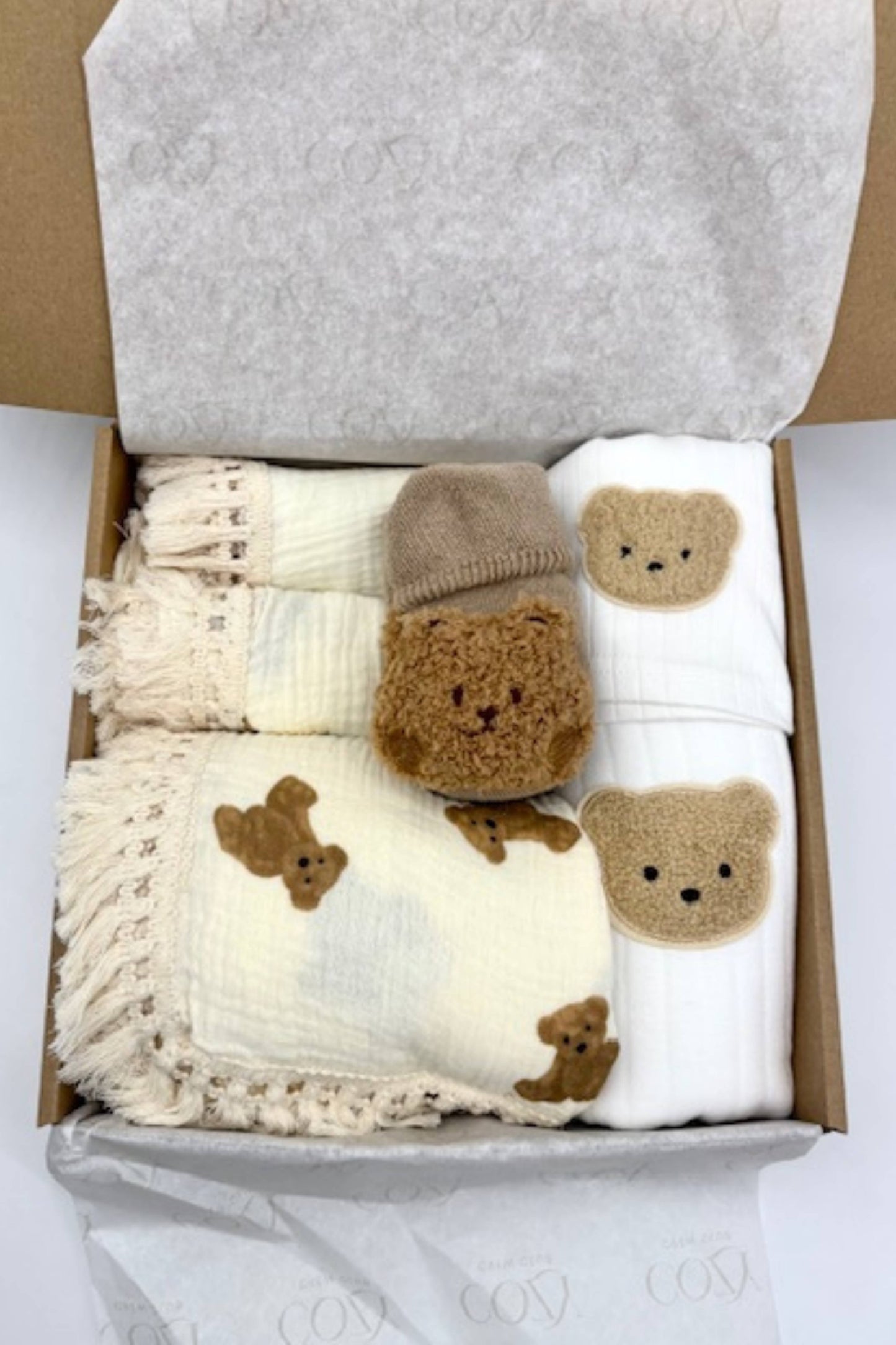 The Cozy Starter Gift Box Cozy Crew Club OL Gift Sets mora-uk.myshopify.com the-vip-cozy-boucle-baby-bear-personalised-gift-box-copy   10off, 20off, _upsell_the-bear-blanket, al-not-returnable, Baby, bear socks, BFCM45, BFCMGIFT, birthday, bunny comforter, CHRISTMAS45, excludefromwssistock, gift, gift box, gift boxes, gift card, giftbox, gifts, newborn, PADDY10, personalise, personalize, pom pom blanket, romper, SWADDLE, uk