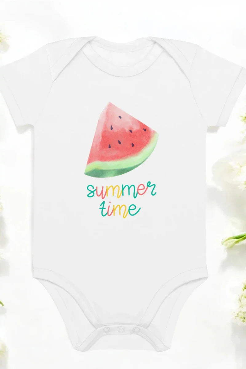 Watermelon Summertime Bodysuit - Cozy Crew Club