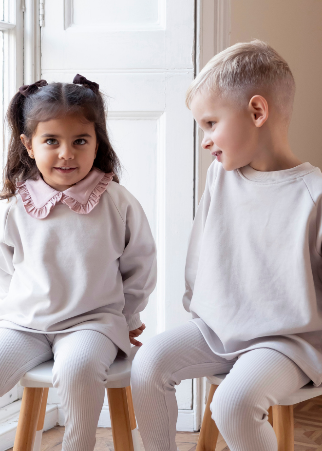 Cotton Sweatshirt in White